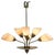 Mid-Century Chandelier attributed to Kamenicky Senov, Former Czechoslovakia, 1950s For Sale