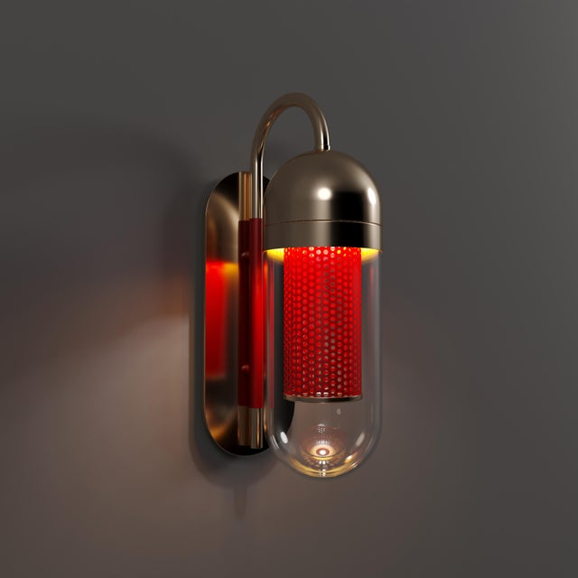 Gray Denver Wall Lamp by Porus Studio For Sale - Image 8 of 18
