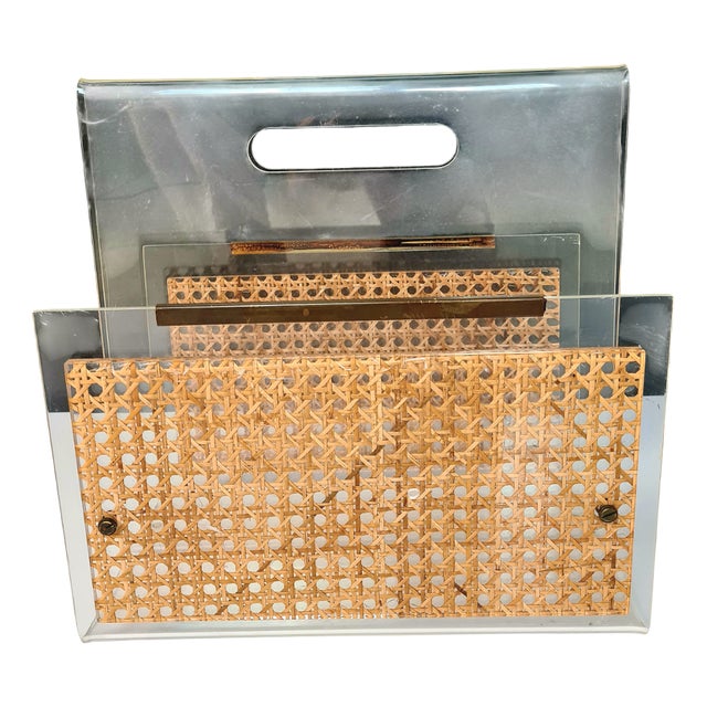 French Magazine Rack from Dior Home, 1970s For Sale