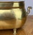 Vintage Style Brass Jardiniere with Handles For Sale - Image 5 of 18