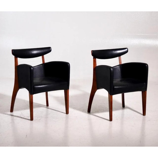 20th Century Armchairs, Set of 6 For Sale - Image 4 of 6