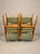 Vintage Scandinavian Dining Chairs in Beech and Green Upholstery, Set of 4 For Sale - Image 3 of 12