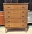 Vintage mid-century American 5 drawer chest of drawers with formica top. Features five clean drawers with paper inside...