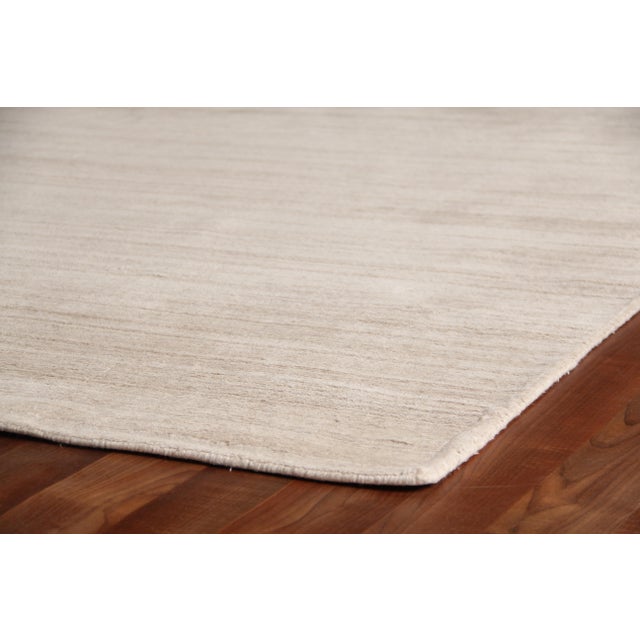 Exquisite Rugs Creil Hand loom Bamboo/Silk Brown Rug-12'x15' For Sale In Los Angeles - Image 6 of 9