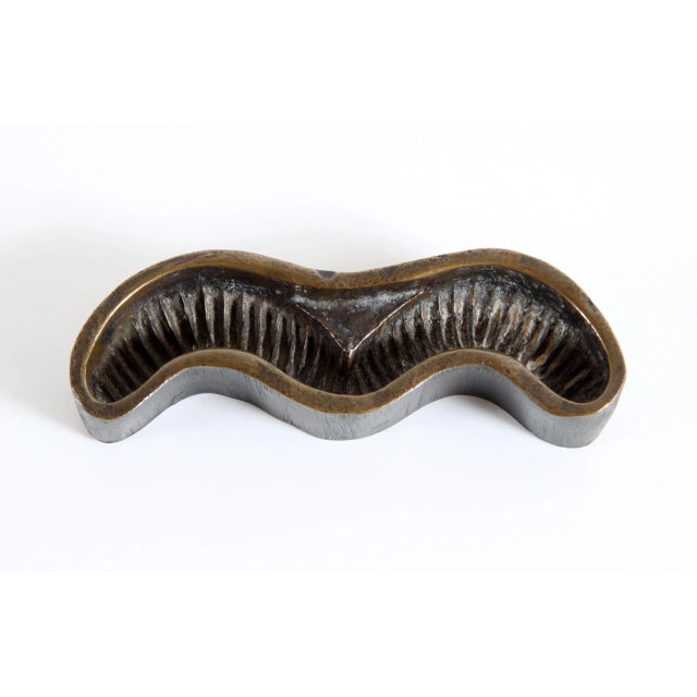 Super funky and cool antique, c.1800's solid bronze candy or chocolate mold in the form of a mustache! Never seen anything...