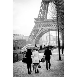 "Paris Tour Eiffel 2013" Contemporary Black and White Photograph by David Rubin For Sale