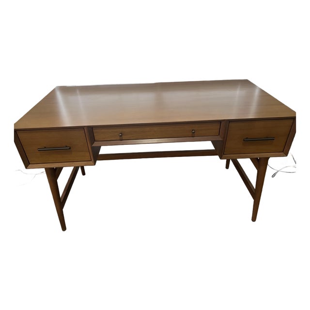 West Elm Mid-Century Modern Desk For Sale