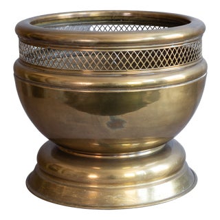 Vintage Brass Jardinaire, 1920 For Sale