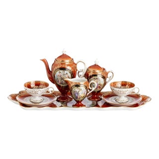 Porcelain Tête-À-Tête Royal Vienna, 19th Century, Set of 8 For Sale