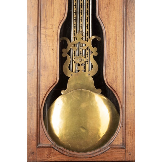 Wood 19th Century French Brittany Vaisselier With a Morbier Clock For Sale - Image 7 of 12
