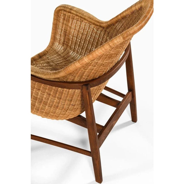 Easy Chair by Bertil Fridhagen for Bodafors, 1950s For Sale - Image 9 of 10