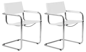 Set of Vintage Bauhaus S34 Chairs by Mart Stam for Fasem, 1980s