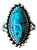 Vintage Boho Native American Style Turquoise Ring For Sale