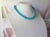 Mozambique Amazonite Rondelle Necklace With Amazonite Clasp For Sale In Cleveland - Image 6 of 9
