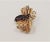 1950s Vintage Signed Napier Faux-Topaz Fly Brooch For Sale - Image 5 of 7