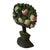 French Vintage Fruit Apple Tree Painted French Cast Iron Doorstop For Sale - Image 3 of 9