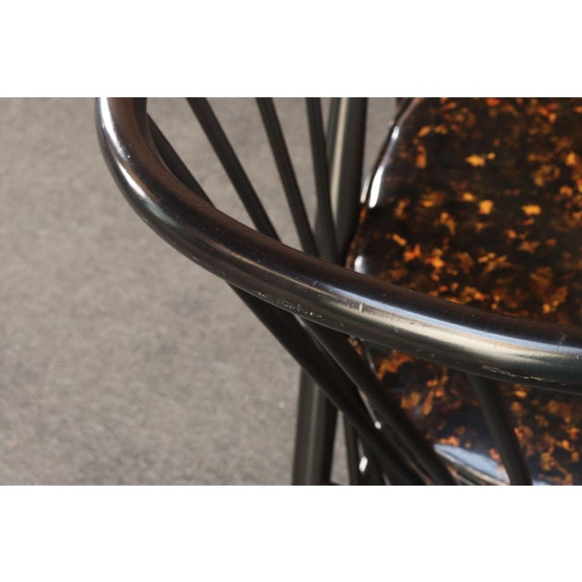 Pair of Swedish Modern Ebonized Beechwood Sunfeather Arm Chairs by Sonna Rosen For Sale - Image 13 of 18