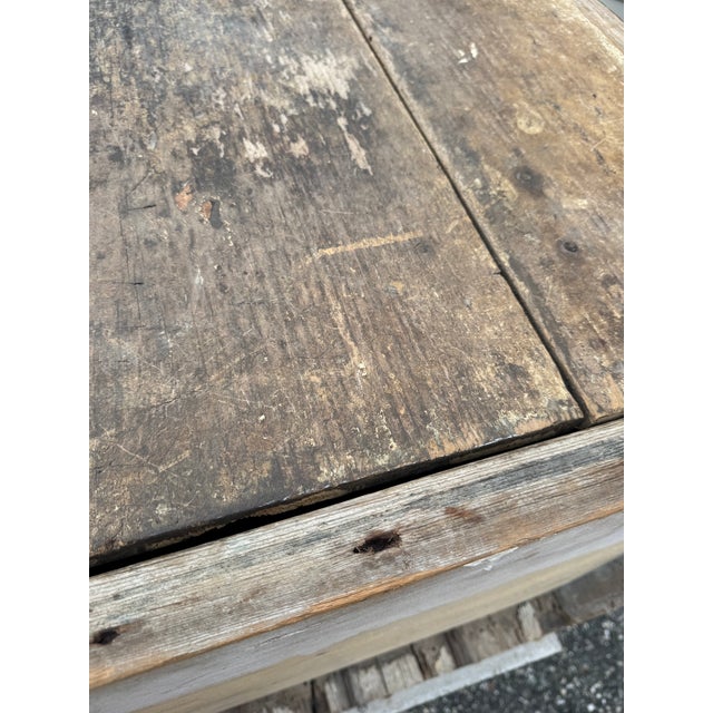 Rustic Wooden Industrial Rolling Cooler/Planter For Sale - Image 14 of 14