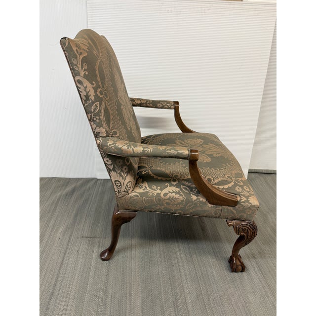 Southwood & Co. Southwood Furniture Connoisseur Collection Gainsborough-Style Lounge Chair For Sale - Image 4 of 12
