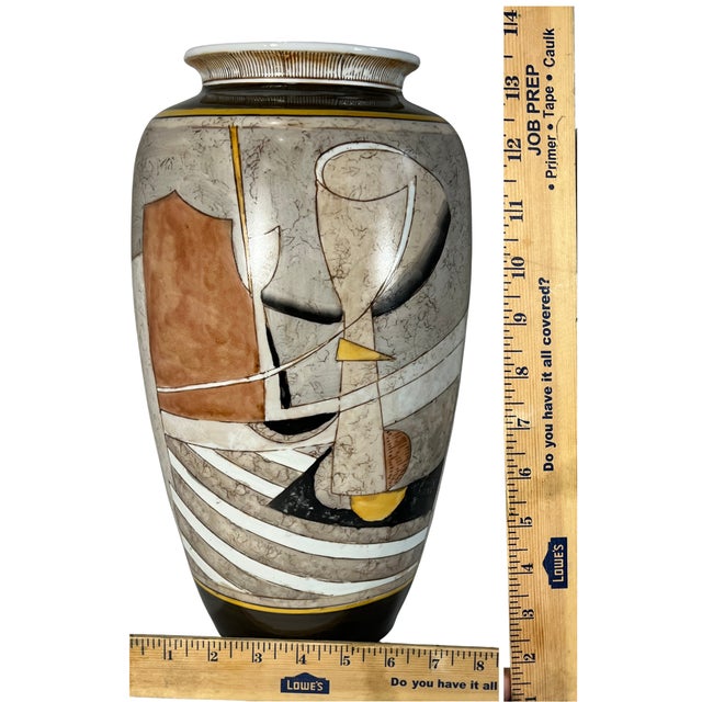 Vintage Picasso Cubist Style Ceramic Vase For Sale - Image 18 of 18