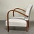 A pair of Art Deco bentwood armchairs, Italian-made, dating back to the first half of the 20th century, 1930s or 1940s....