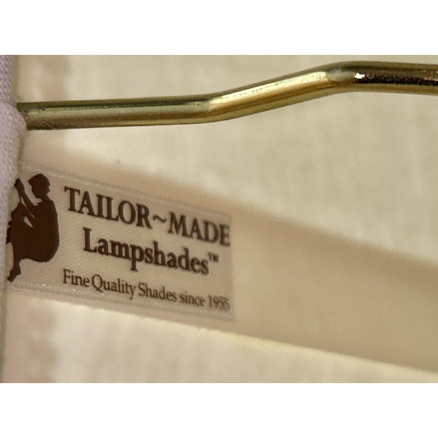 New Tailor Made Square Lampshade With Decorative Trim For Sale - Image 4 of 9