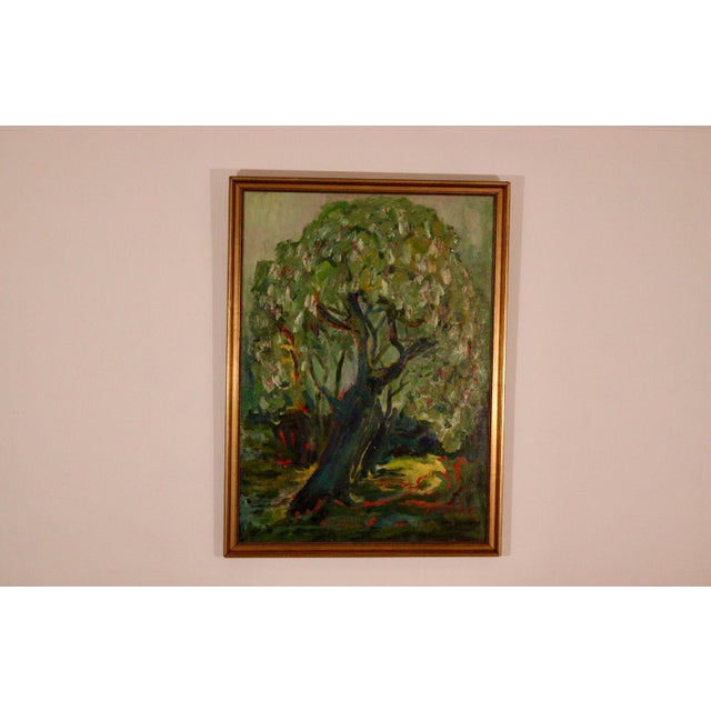 Nillo Kallio, Tree, 20th Century, Oil on Canvas, Framed For Sale - Image 14 of 18