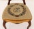 Brown Elizabeth II Needlepoint Upholstered Chairs, 4 For Sale - Image 8 of 13