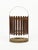 Brown Mid-Century Umbrella Stand in Teak and Gilded Iron, Italy, 1960s For Sale - Image 8 of 12