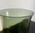 Vintage French Pedestal Glass Jar in Green, France, 1970s For Sale - Image 3 of 8
