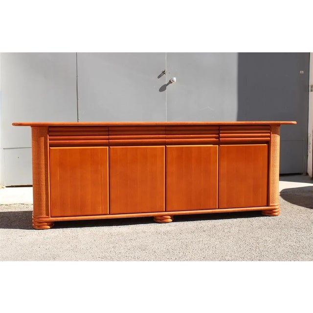 Bamboo & Wood Sideboard from Roberti Rattan, Italy, 1970s For Sale - Image 16 of 16