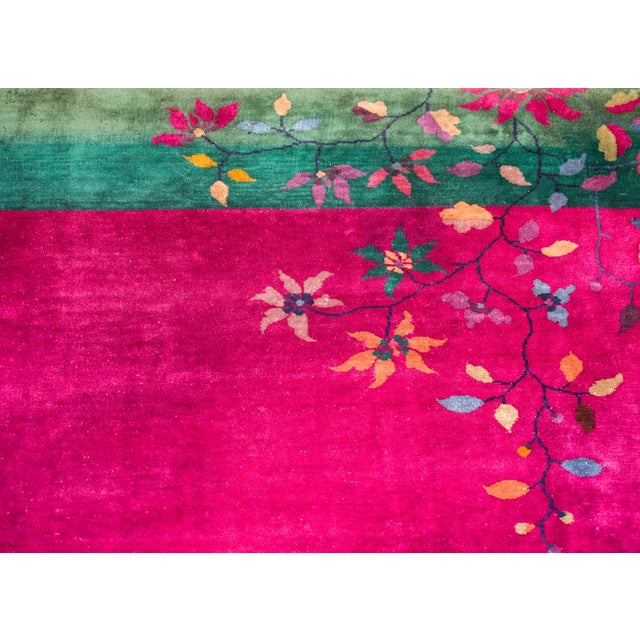 Early 20th Century Chinese Art Deco Rug For Sale - Image 4 of 10