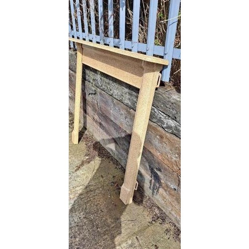 Edwardian Enamelled Cast Iron Mantel for Wood Burning Stove For Sale - Image 12 of 18