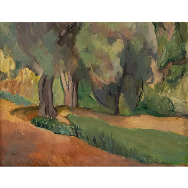 Abraham Adolphe Milich Attr. Forest Landscape Oil For Sale In New York - Image 6 of 7
