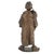 Figurative Antique Bronze Youthful Figure Sculpture in Playful Stance For Sale - Image 3 of 8