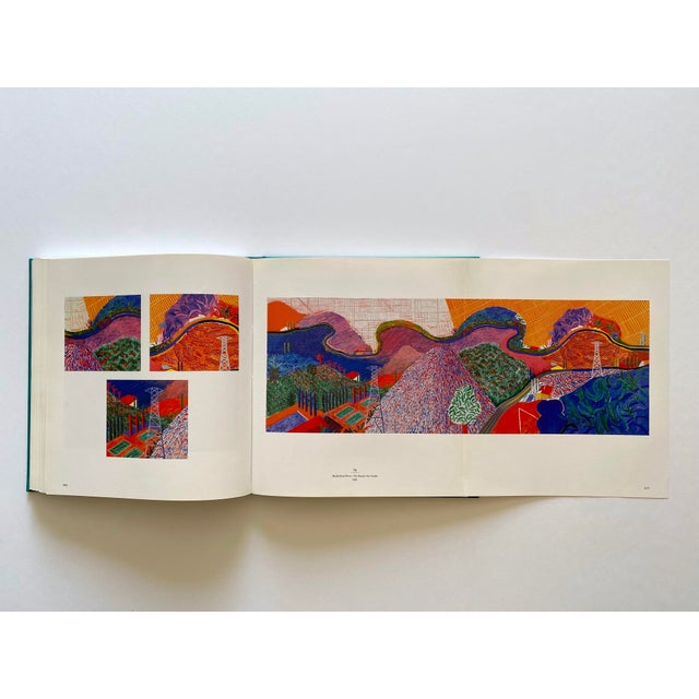 " David Hockney : A Retrospective " Vintage 1988 First Edition Hardcover Pop Art Exhibition Book For Sale - Image 13 of 18