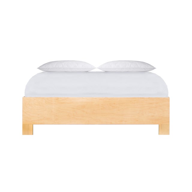 Not Yet Made - Made To Order Ivy Platform Bed Queen, Natural For Sale - Image 5 of 5
