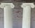 Neoclassical Ionic-Style Fluted White Carved Wood Architectural Columns, a Pair For Sale - Image 13 of 15