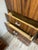 Wood Mid Century Modern Danish 3Pieces Rosewood Veneer Wall Unit With Lucite Handles For Sale - Image 7 of 9