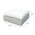 Cali Pearl Performance Fabric Ottoman For Sale - Image 4 of 6