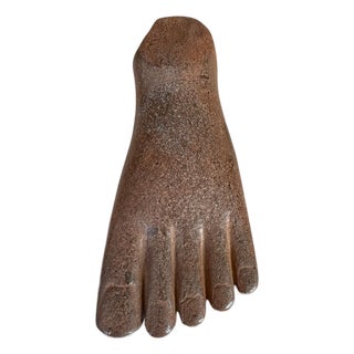 Andrianna Shamaris River Rock Foot Sculpture For Sale