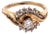 14 Karat Yellow Gold Engagement Ring 0.55 Total Diamond Weight For Sale