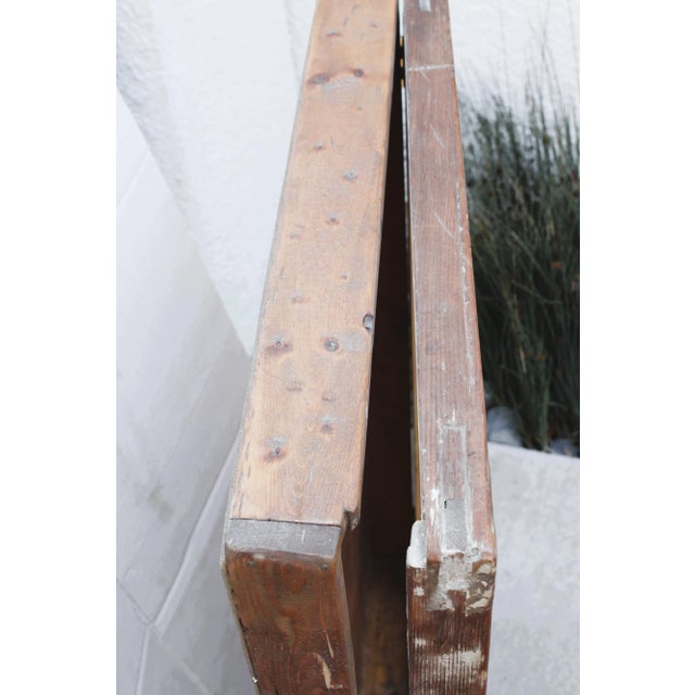 Rustic Farmhouse Shadow Box Memorabilia Display Case/Wedding Dress For Sale In Los Angeles - Image 6 of 7