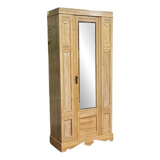 English Maple Wardrobe, 1950s For Sale