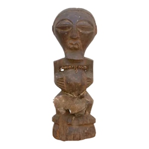 Antique Songye Carved Guardian Figure