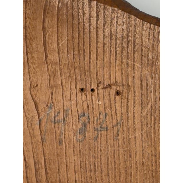 Brown Flavio Pancheri, Italian Nativity Relief, 1970s, Chestnut For Sale - Image 8 of 18
