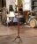 Early 20th Century Early 20th Century French Walnut and Brass Barley-Twist Hall Tree For Sale - Image 5 of 8