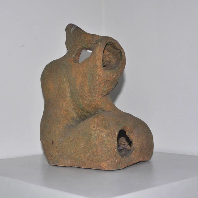 Ceramic Mid 20th Century Studio Ceramic Abstract Figure Sculpture For Sale - Image 7 of 12