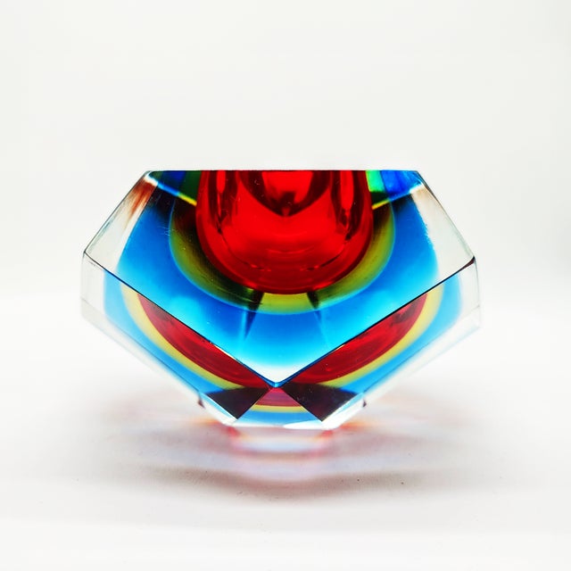 Ashtray in Murano Glass attributed to Flavio Poli for Seguso, Italy, 1960s For Sale - Image 9 of 9