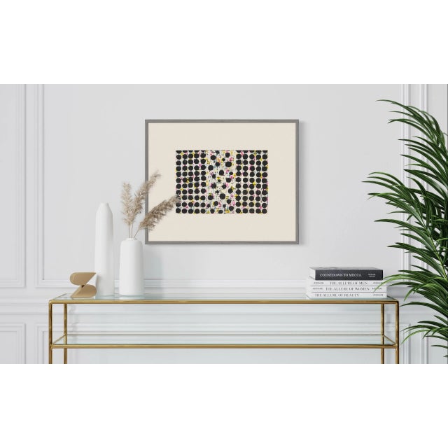 Abstract "Interlude 2" Contemporary Abstract Expressionist Mixed-Media Painting For Sale - Image 3 of 4